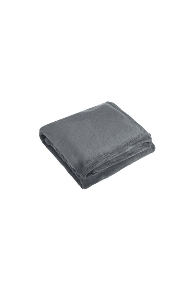 ELITECOMMERCEMARKET Patura Catifelata Dubla Gri 230x220cm