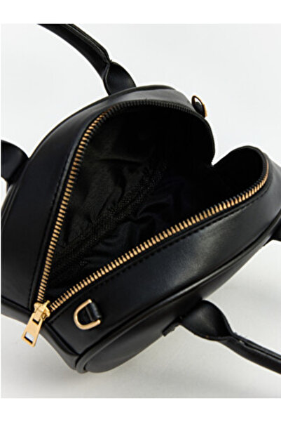 LC Waikiki Black Leather Look Women's Shoulder Bag