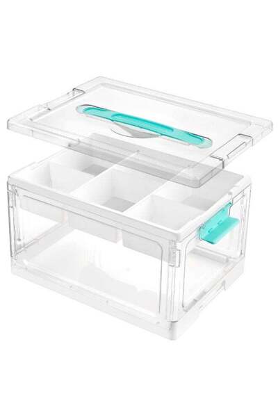 Generic Foldable Plastic Sundries Organizer, Large Capacity Toy,Clothing Misc...