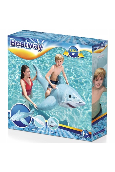 BESTWAY Saltea gonflabilă Shark 183 x 102 cm 41405