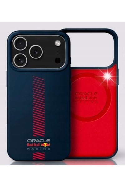 NO BRAND Husă pentru iPhone 17 Pro Max Red Bull din silicon Powerbar MagSafe