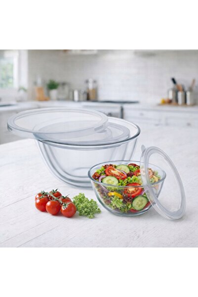 Simax Bol de sticlă cu capac de plastic 3.5L