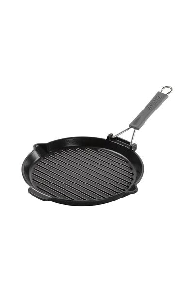 STAUB Cast iron grill pan, 27 cm, Black -