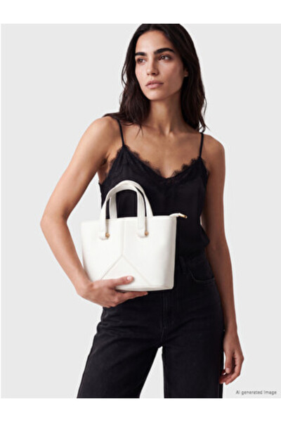 LC Waikiki White Leather Look Women's Shoulder Bag