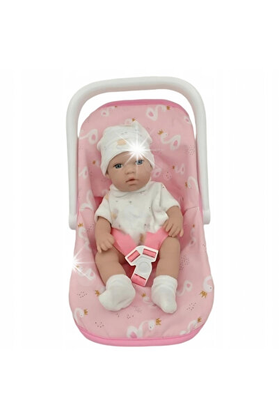 woopie Set păpușă bebeluș 30,5 cm cu landou roz pentru fetițe ROYAL