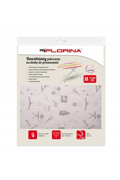 FLORINA Husă pentru masă de călcat rezistentă la căldură 132x48cm