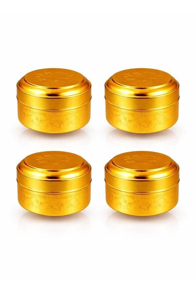 Generic 4-Pieces Round Storage Boxes For Sweet Dry Fruit Bakhoor, Jewellery d...