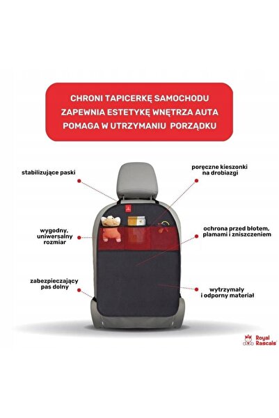 NO BRAND Covorașe de protecție auto 2 bucăți KIT CU ORGANIZATOR ROYAL RASCALS...