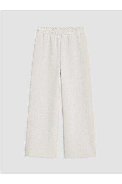 LC Waikiki Gray Wide Leg Fit Girls' Sweatpants