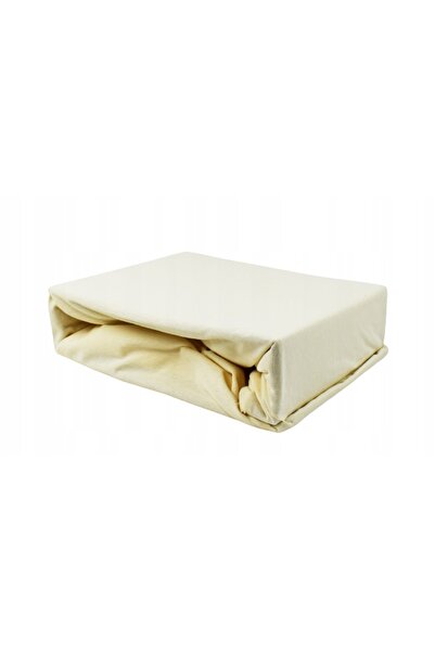 Mack Cearșaf de pat din jerseu cu elastic 140x200 alb