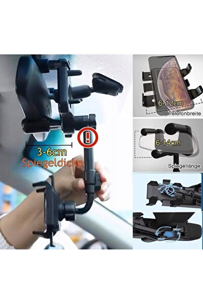 MARTIGUES 327498 Suport telefon auto pentru oglinda retrovizoare