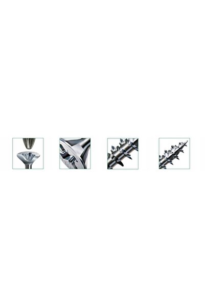Spax Șurubelniță pentru lemn OCYNK ALB (100) 4.0*60MM WIROX MINI - SX006265I