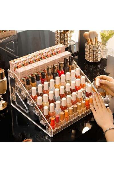 Generic Nail Polish Organizer Acrylic Display Rack for Nail Polish Holder Sun...
