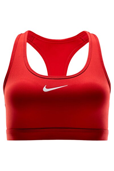 Nike Γυναικείο Αθλητικό Σουτιέν Swoosh Μεσαίας Υποστήριξης με Ενίσχυση XS