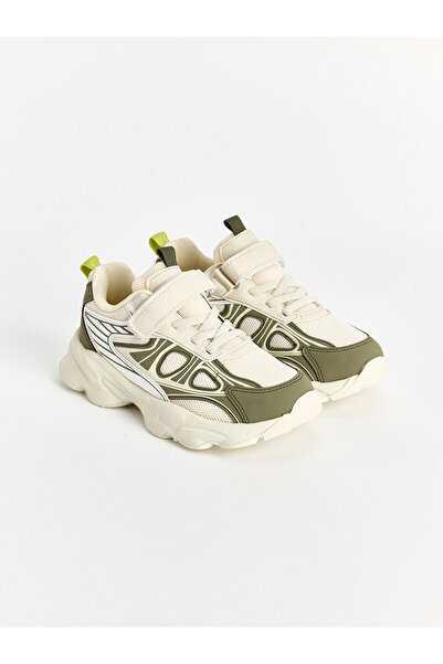 LC Waikiki Alita City Lcw Steps Khaki Boys' Sneaker with a Difference in Color