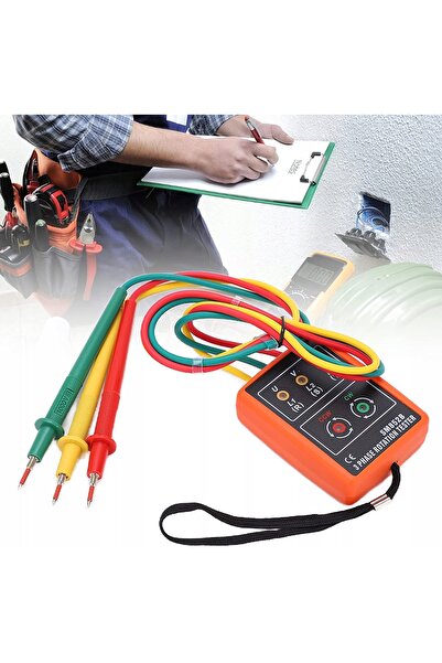 GAT Tester de secvență și rotație a fazelor, Contor de fază trifazat SM852B 6...