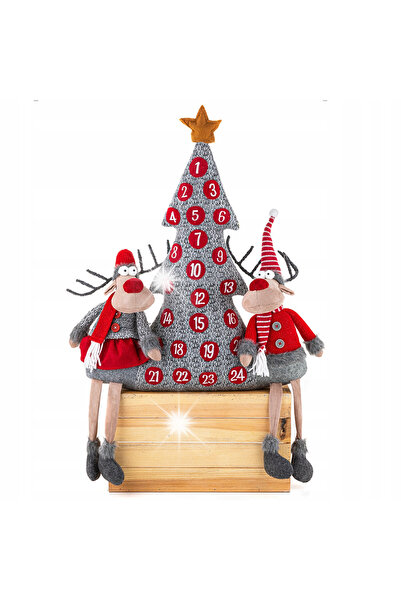 FLORINA Calendar de Crăciun Brad de Crăciun Iarnă Acasă 49 cm Decorațiune de ...