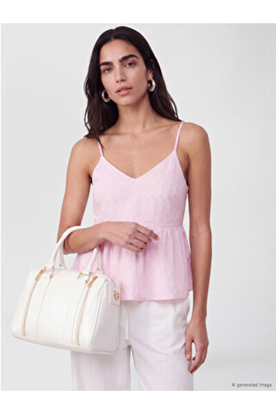 LC Waikiki White Leather Look Women's Shoulder Bag