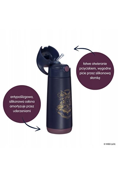 b.box Termos Harry Potter de 500ml pentru copii cu pai