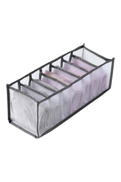 Generic Foldable Underwear Storing Box Grey
