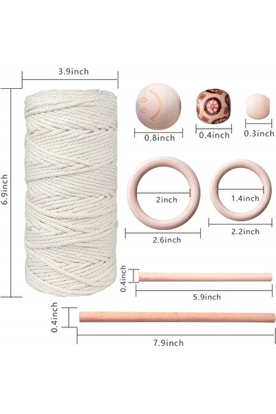 NO BRAND Kit de țesut macrame