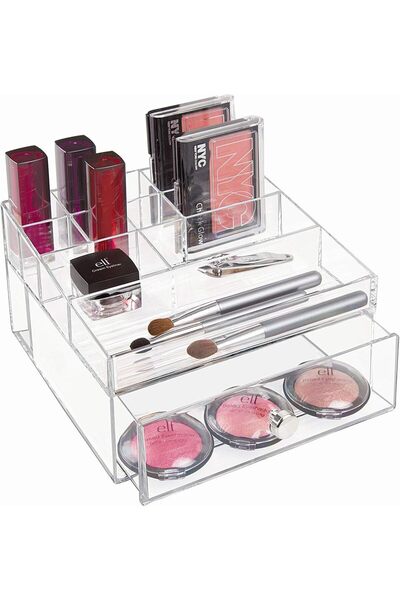 Generic iDesign Clear Makeup and Jewellery Organizer