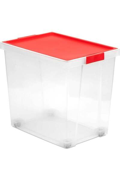 Generic 60L Storage Box with Lid and Wheels