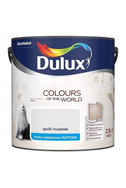 DULUX Culorile Lumii vopsea latex pentru pereți Garsa Muschele mat 2,5L