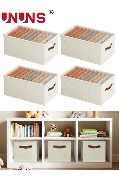 Generic 4Pack Clothes Storage Bins,Storage Bins for Shelves, Clothes Storage ...