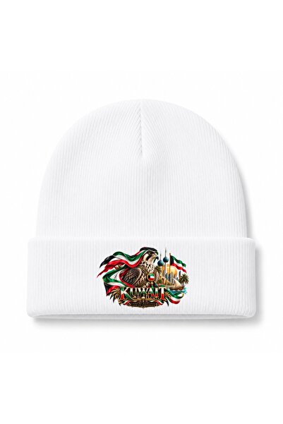Rabona Fashion Kuwait Heritage Horizon Falcon & City Graphic Beanie