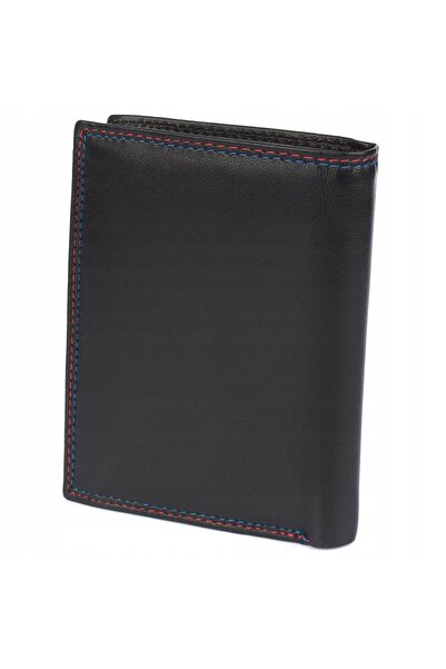 Sanchez Portofel Clasic Decorativ cu Fir - Negru