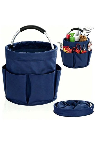 Generic Foldable Waterproof Storage Bucket Bag with Handle, Large Cleaning Ca...