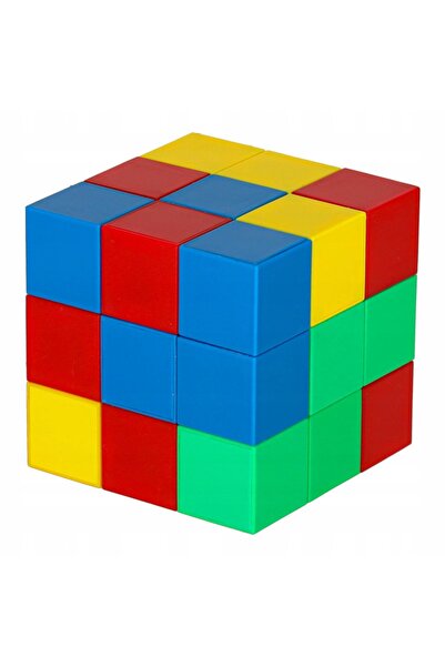 Ikonka Blocuri magnetice, figură cub, magnet, 32 piese.