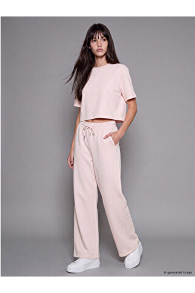 LC Waikiki Pink Soft Touch Women's Sweatpants