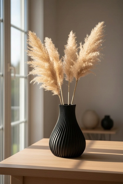 NO BRAND Vază decorativă modernă spiralată pentru flori uscate pentru living,...