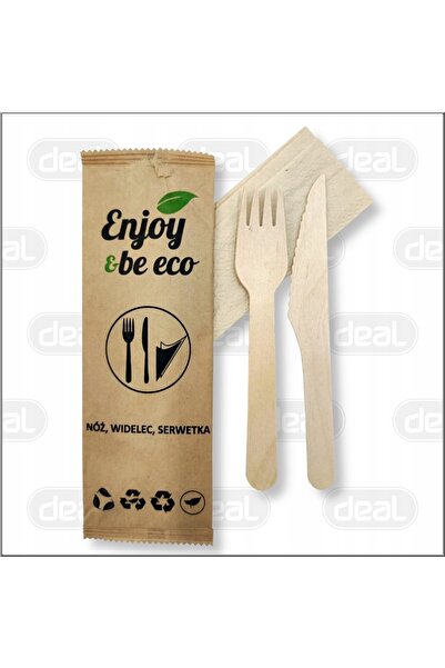 NO BRAND Set de tacâmuri din lemn, 250 de piese