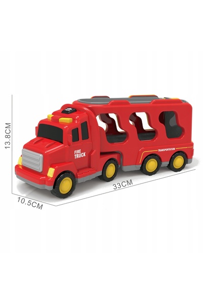 Luxma Set de vehicule de pompieri și remorcher, cu sunet și lumină, SX700-11