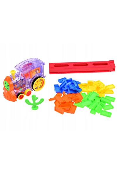 Jokomisiada Domino Locomotive blocuri de construcție tip puzzle 80 de piese Z...
