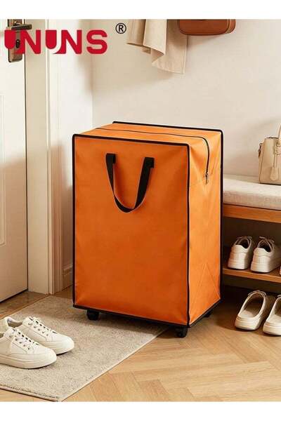 Generic 90L Moving Bag With Wheels,Extra Large Organizing Bags Storage Bag wi...