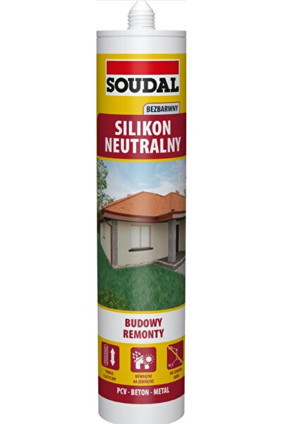 Soudal SILICON NEUTRAL TRANSPARENT 280ML - SIL N SO BE