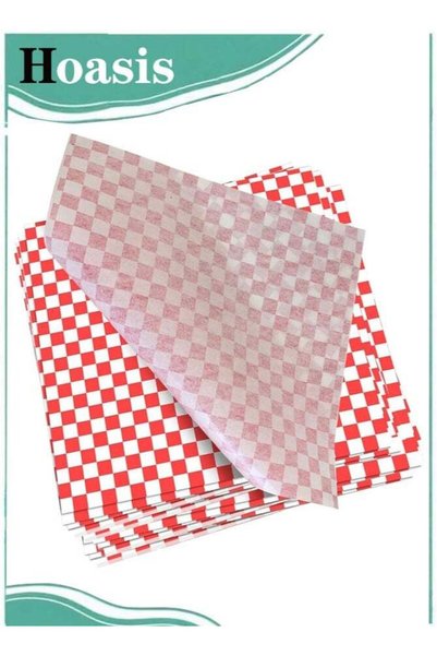 Generic 100 Pcs Greaseproof Paper Sheets, Food Wrap Paper for Burgers, Sandwi...