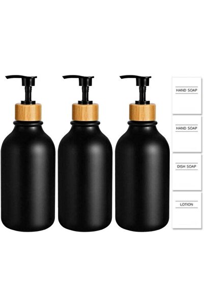 Generic 3 PCS Soap Dispenser, 500ML Hand Soap Dispenser Bathroom with Bamboo ...