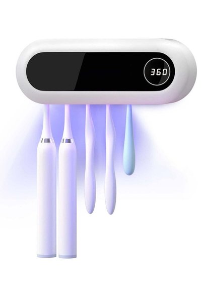 Generic Toothbrush Sanitizer - UVToothbrush Sanitizer and Holder - 5 Toothbru...