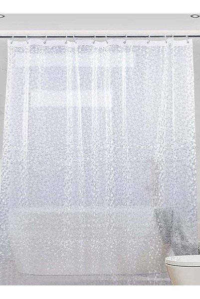 Generic 3D Shower Curtain, Heavy Duty PEVA Thick Clear Plastic Shower Curtain...