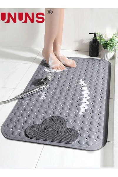 Generic Non-slip Bath Mat,Bathroom Shower Mat With Suction Cups Drain Holes,A...