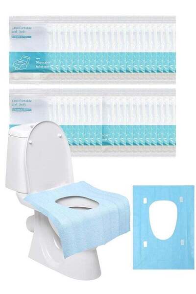 Generic 40 Pack Toilet Seat Covers Disposable, 40x60cm Portable Waterproof To...