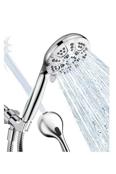 Generic Shower Head with Handheld High Pressure Handheld Shower Head 7 Settin...