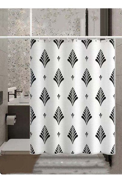 Generic Kutis Polyester Printed Shower Curtain Modern Art Image Shower Curtai...
