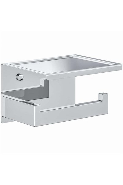 Generic Chrome Toilet Paper Holder, Self-Adhesive Toilet Paper Roll Holder, M...