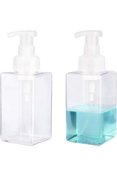 Generic Foaming Soap Dispenser, 450ml (15oz) Refillable Pump Bottle Plastic f...